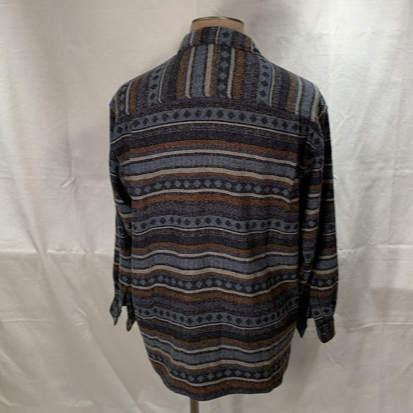 Vintage Selection McNeal Oversized Boho Button Up Size Large - Picture 2 of 7